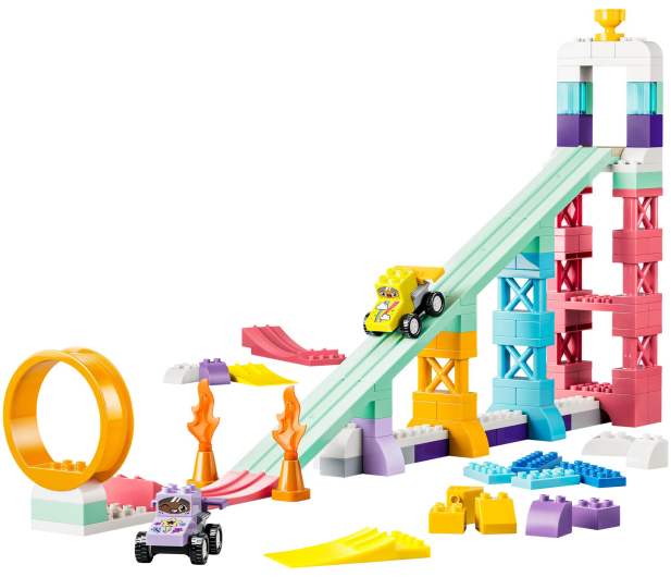 LEGO DUPLO 10478 Kreatywne rampy 3w1 z pojazdami - 1529688 - zdjęcie 2